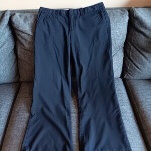 Navy Blue Gap Hip Slung Fit Dress Pants Size 6 Long but Hemmed EUC